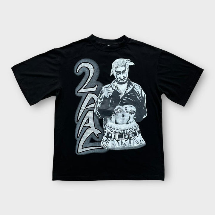 Tricou grafic Tupac vintage - XL