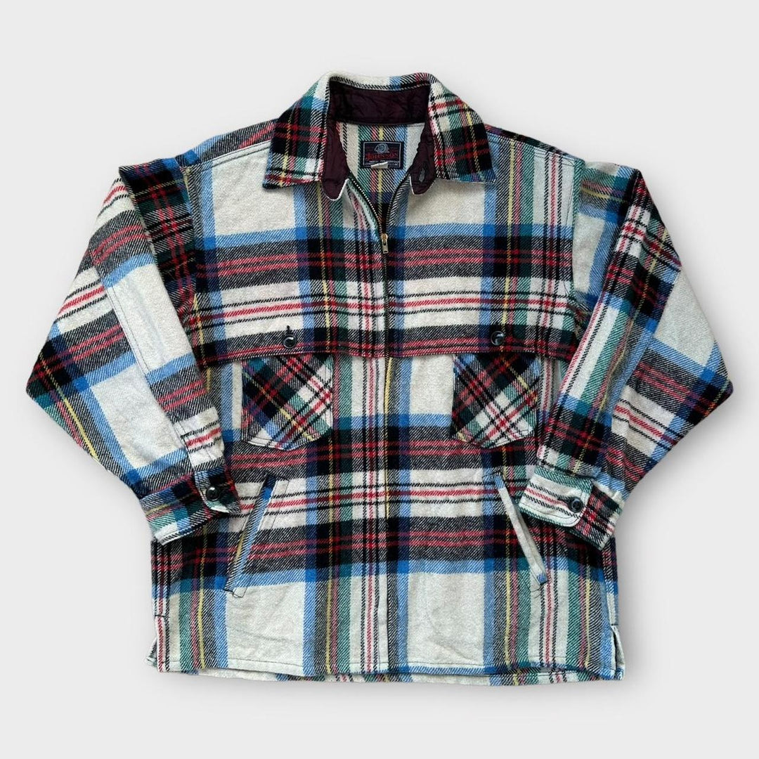 Jachetă de flanel de lână Johnson Woolen Mills - Mare