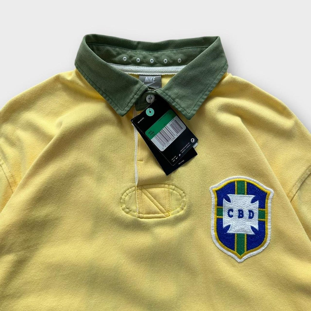 Tricou de rugby Nike Brazilia de epocă - XL