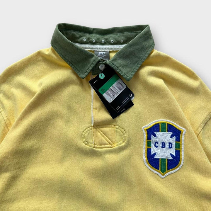 Tricou de rugby Nike Brazilia de epocă - XL