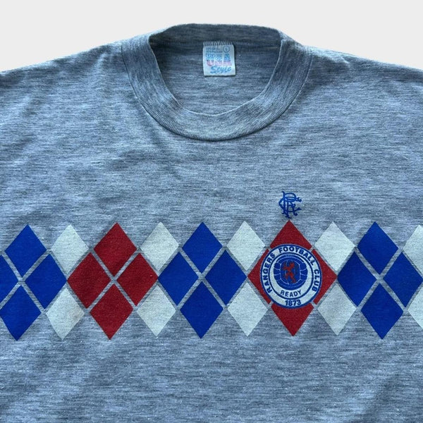 Vintage 80s Rangers football graphic tee - large (fits like a medium)