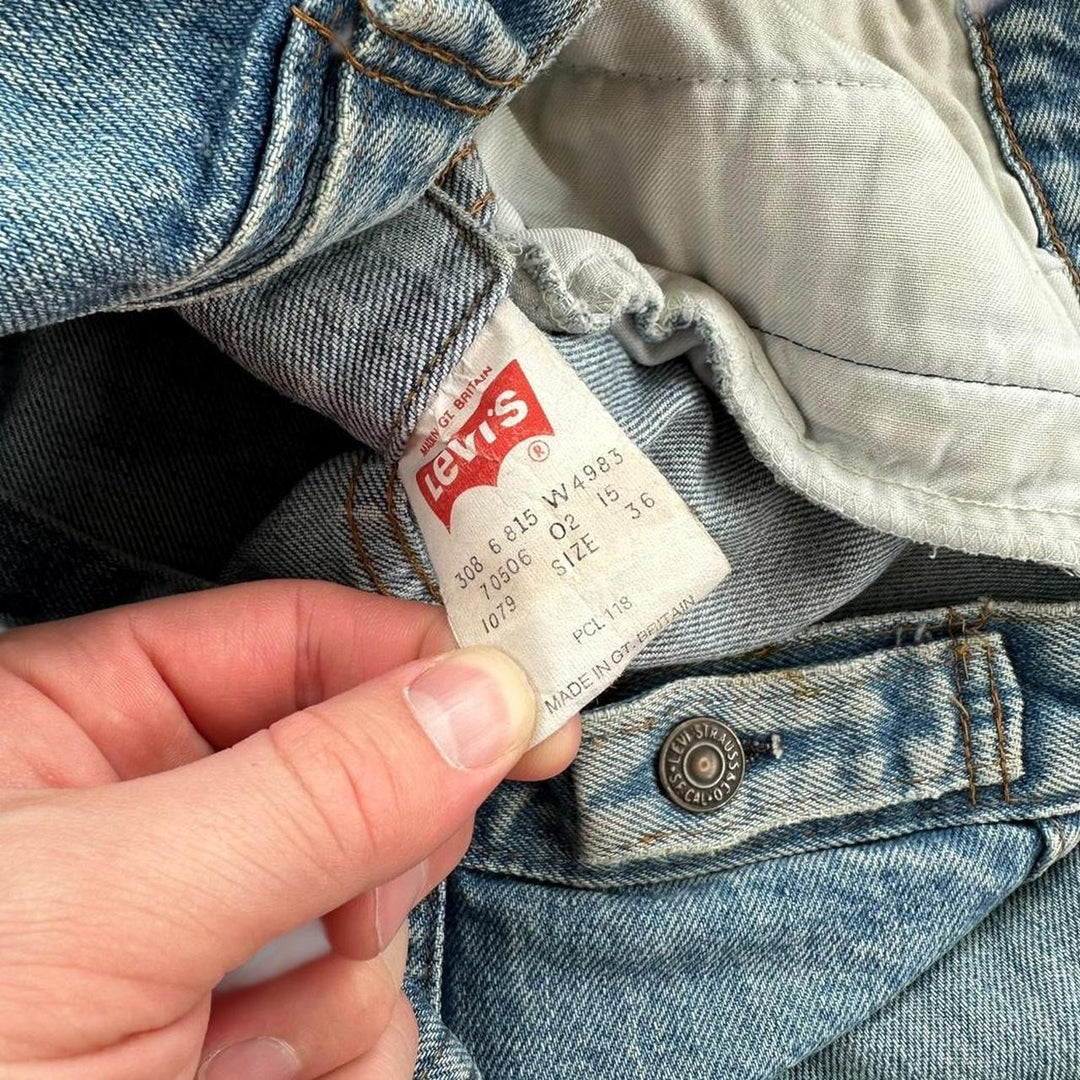 Jachetă vintage Levi’s denim - medie pentru femei