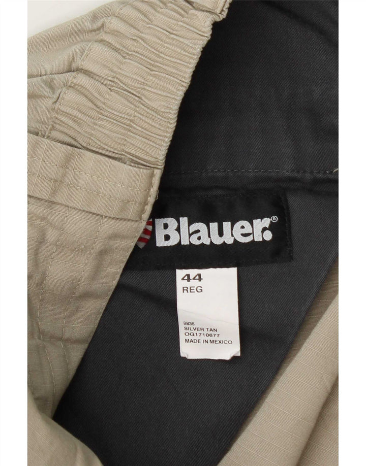 Blauer Pantaloni drepti pentru bărbați cargo W44 L28 Poliester verde