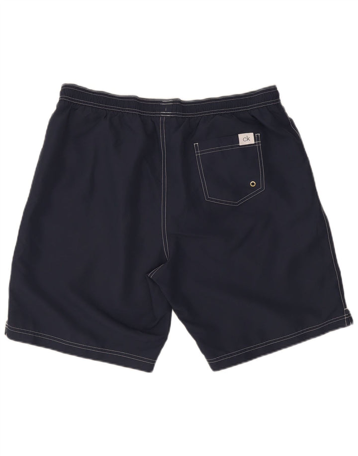 Pantaloni scurți de înot Calvin Klein pentru bărbați XL bleumarin poliester