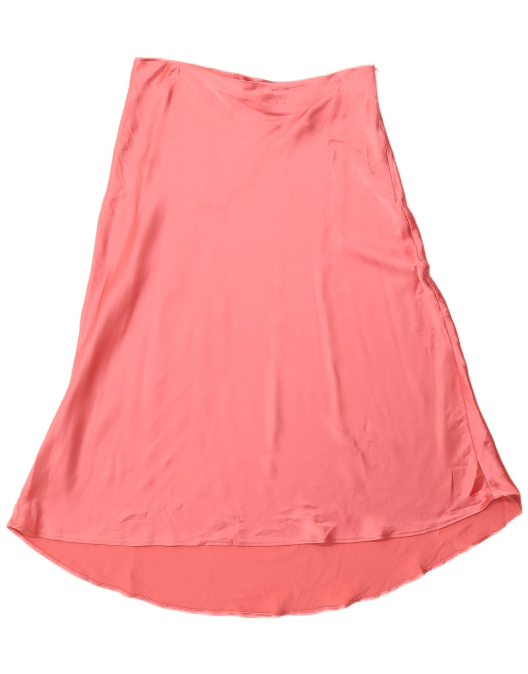 Fustă A-Line ZARA pentru femei cu talie înaltă XL W32 poliester roz