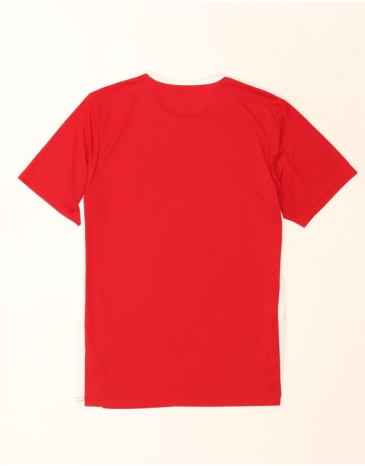 Tricou pentru bărbați Adidas Aeroready Top Mediu Roșu Colorblock Poliester