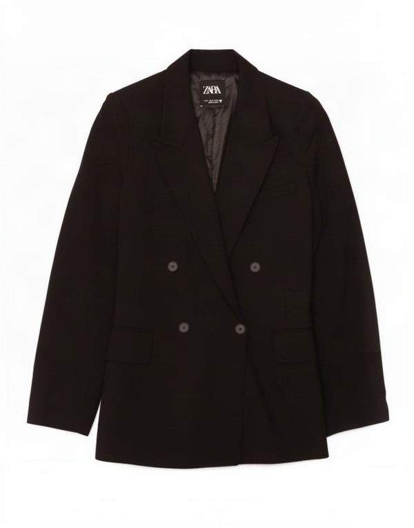 Jachetă Blazer pentru femei Zara UK 12 Medium Negru