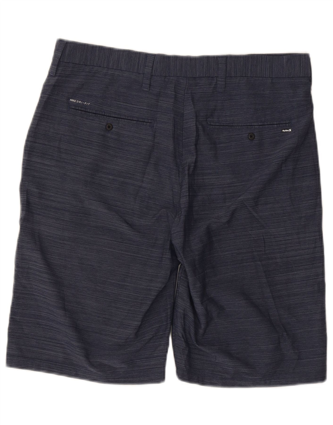 Pantaloni scurți chino pentru bărbați Hurley W32, mediu, bleumarin, poliester cu dungi