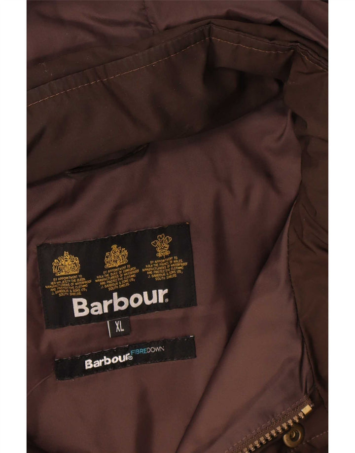 Jachetă căptușită cu glugă Barbour pentru bărbați UK 42 XL maro