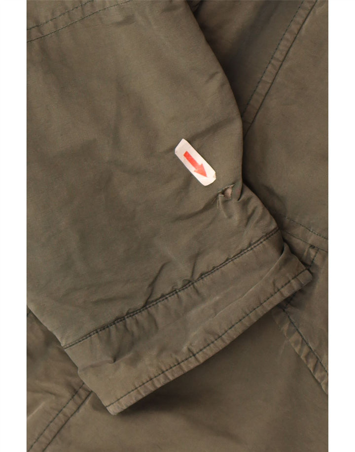 Jachetă cu glugă pentru bărbați Hackett UK 42 XL bumbac kaki