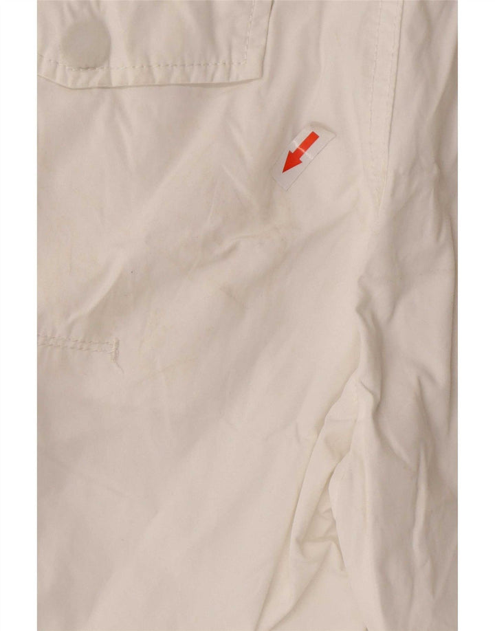 Pantaloni scurți cargo Calvin Klein pentru bărbați W32, bumbac alb mediu