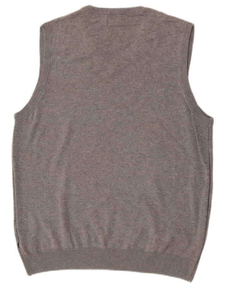 MARKS & SPENCER Bluză pentru bărbați Blue Harbour Vest Tank Top UK 38/40 Medium Gri