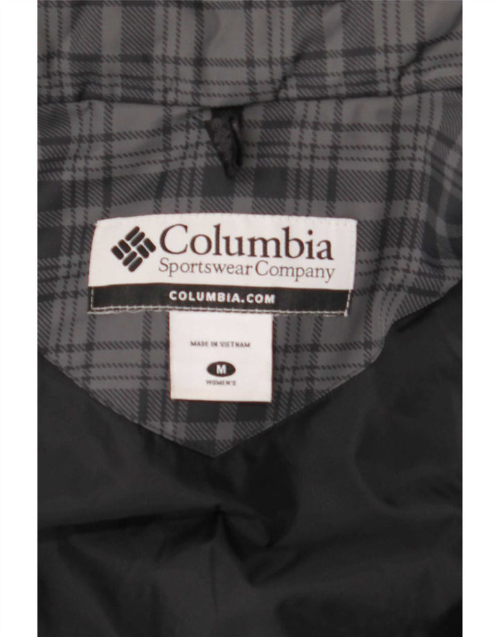 Jachetă căptușită cu glugă Columbia pentru femei UK 14 Medium Grey Check
