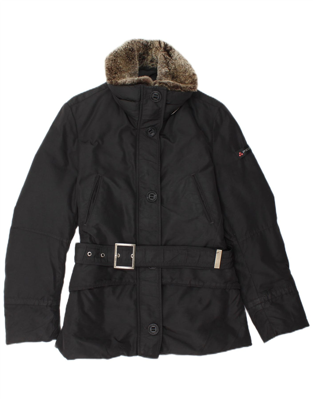 PEUTEREY Jachetă Windbreaker Femei IT 42 Medium Black Poliamidă Iarnă