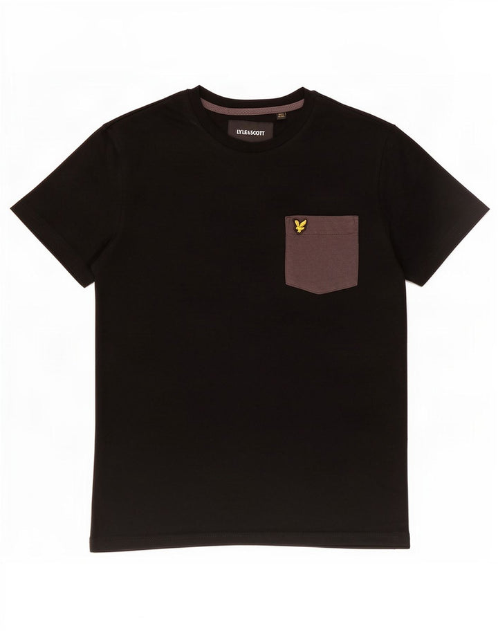 Tricou pentru bărbați Lyle & Scott Top mic poliester negru