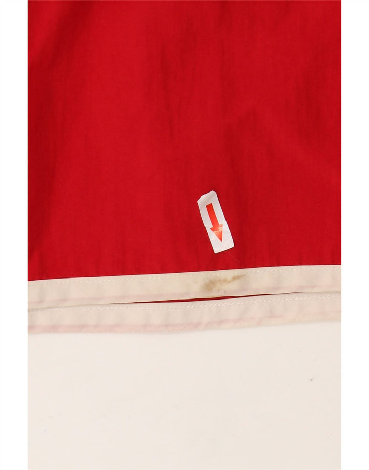 Pantaloni scurți sport adidas pentru bărbați, poliester roșu mare