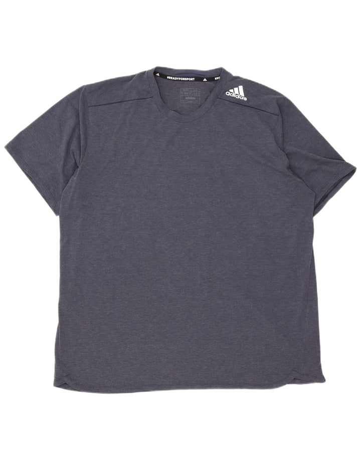 Tricou pentru bărbați Adidas Top 2XL Bleumarin Poliester