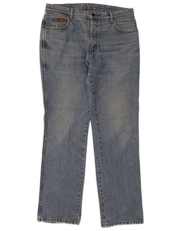 Blugi drepte pentru bărbați Wrangler Texas W35 L32 Bumbac albastru