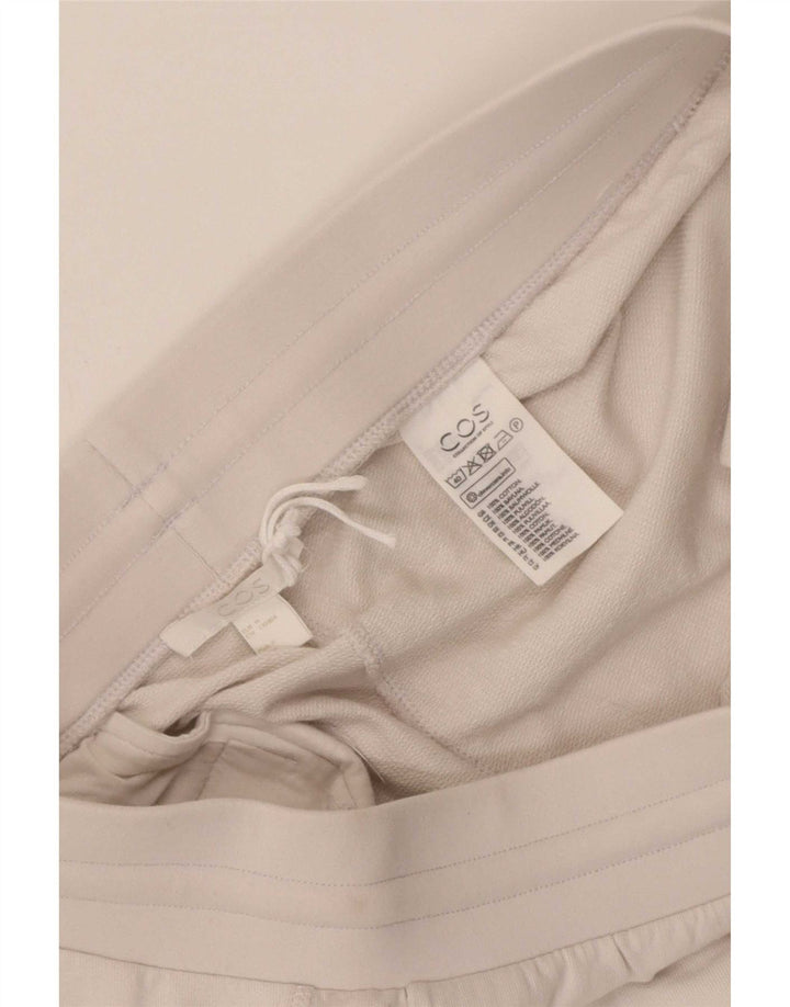 Cos Pantaloni de trening pentru bărbați Joggeri Bumbac alb mediu