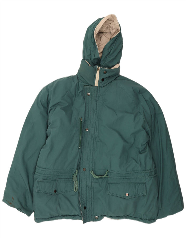 Jachetă reversibilă căptușită cu glugă pentru bărbați Brugi IT 54 2XL verde