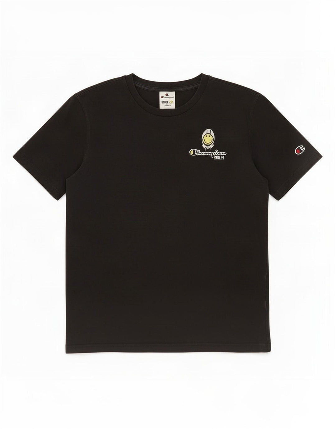Tricou Champion pentru bărbați Smiley Top Mic Negru