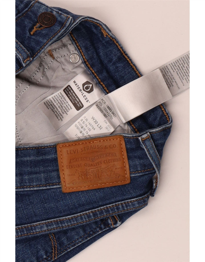 Blugi skinny cu talie înaltă 721 pentru femei LEVI'S L30 L32 bumbac albastru