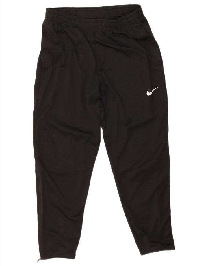 Pantaloni de trening NIKE Therma-Fit pentru bărbați, poliester mediu negru