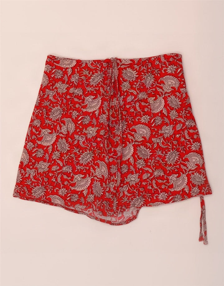 Fusta pentru femeie Zara XS W24 Roșu Floral
