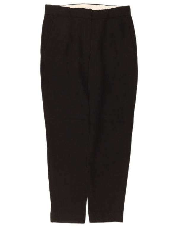 French Connection Pantaloni chino conici pentru femei UK 10 Small W30 L28 Negru