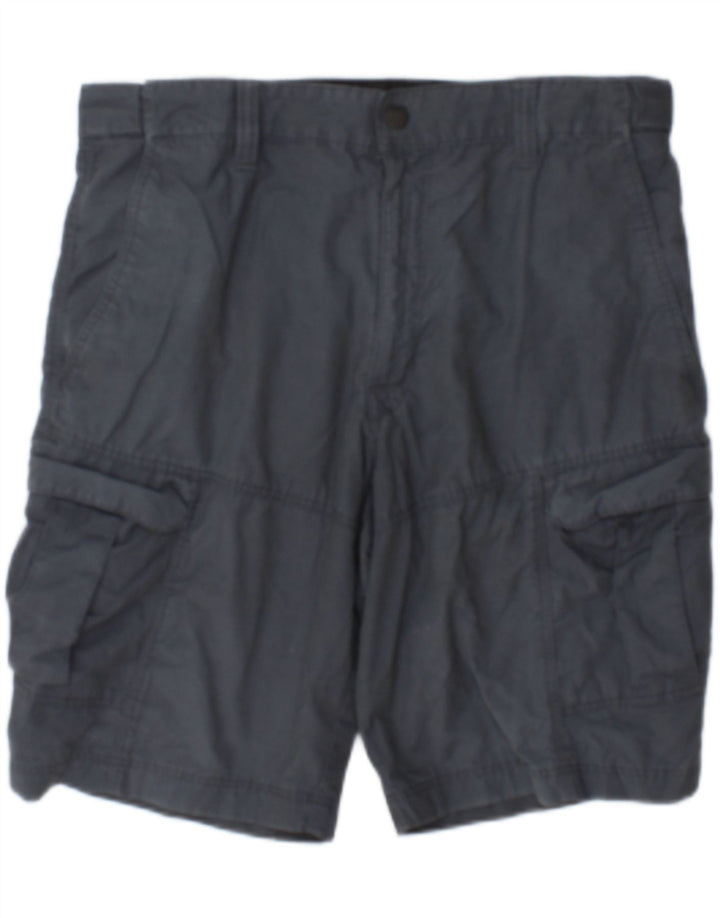Pantaloni scurți cargo pentru bărbați Marks & Spencer W34, bumbac gri mare