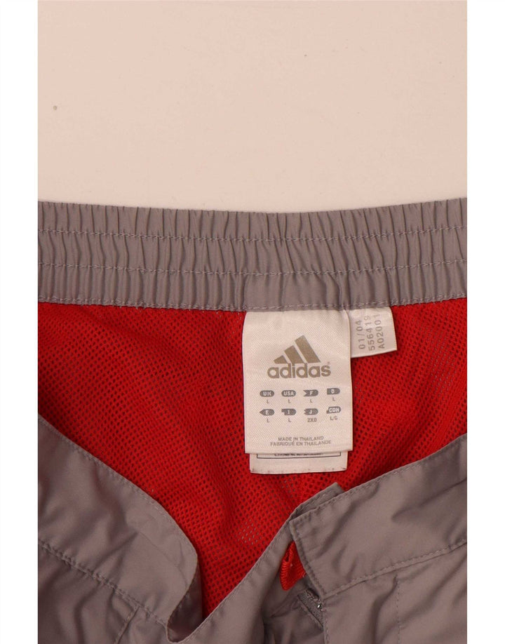 Bermude pentru bărbați Adidas, mari W36, poliester gri