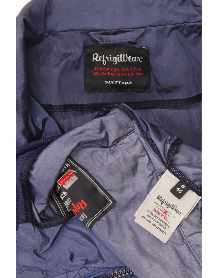 Jachetă Bomber pentru bărbați Refrigiwear IT 46 Small Blue Colorblock Poliamidă