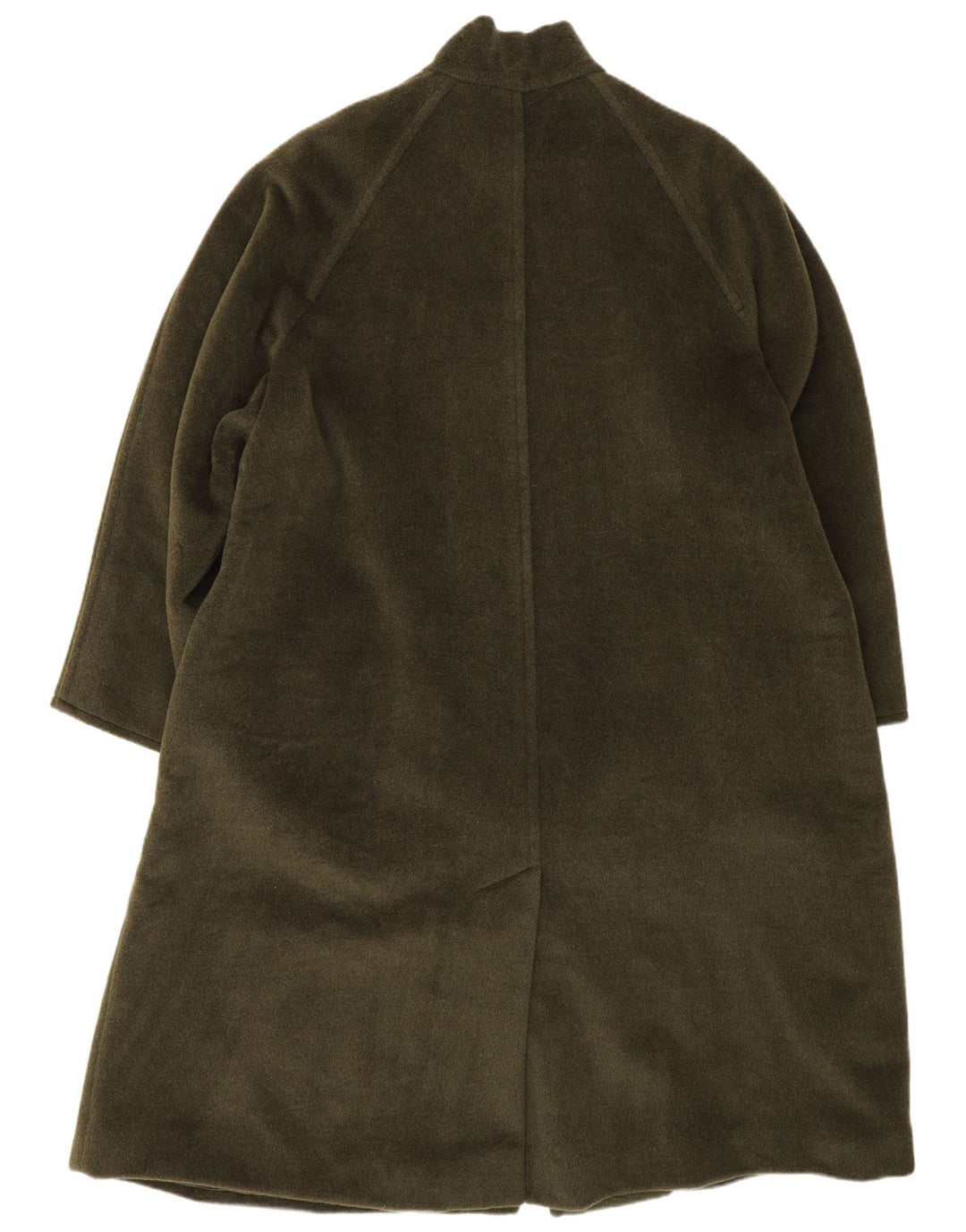 Pardesiu pentru femei Max Mara UK 12 Medium Khaki Lână virgină