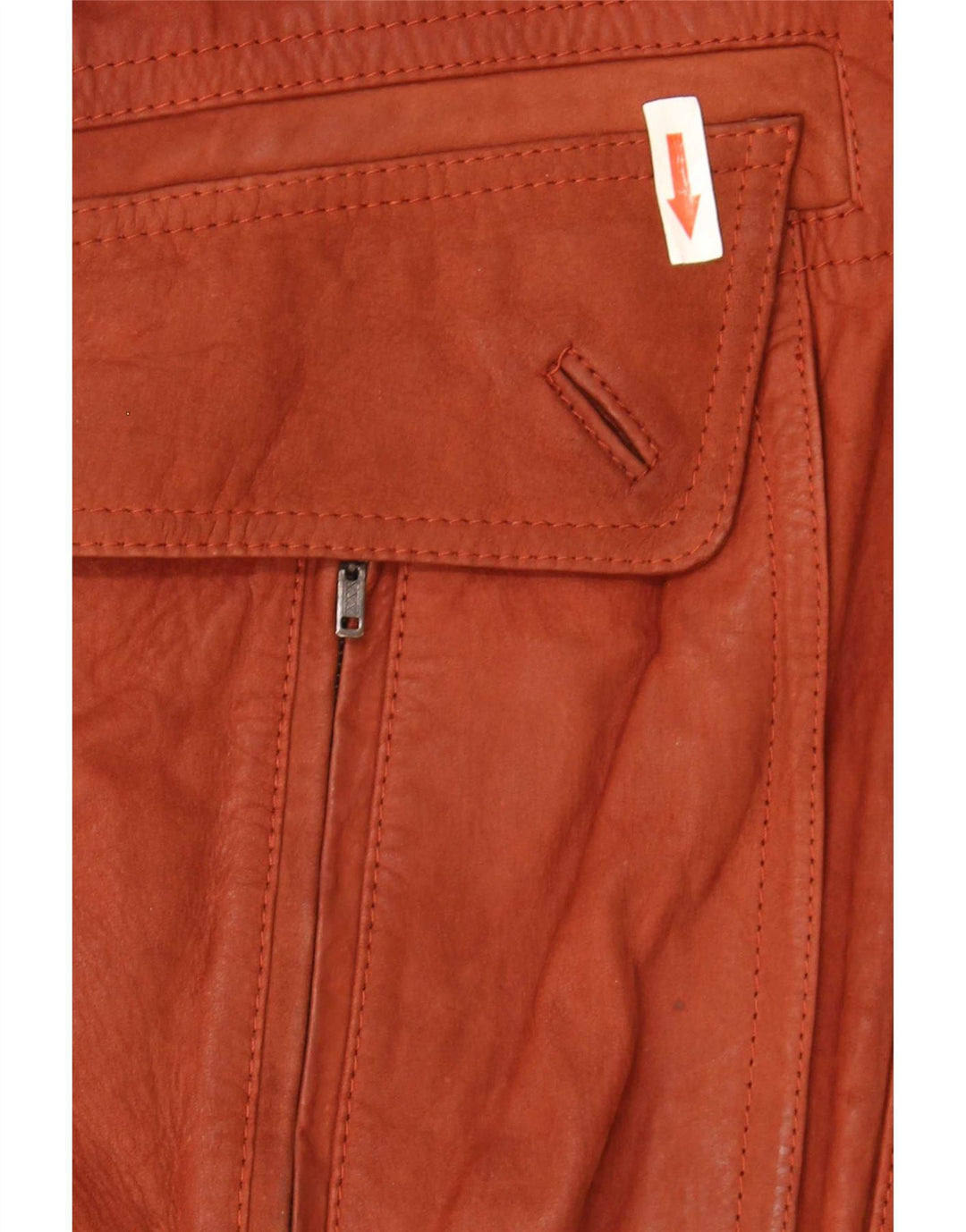 Geacă de piele vintage pentru bărbați IT 46 Small Brown