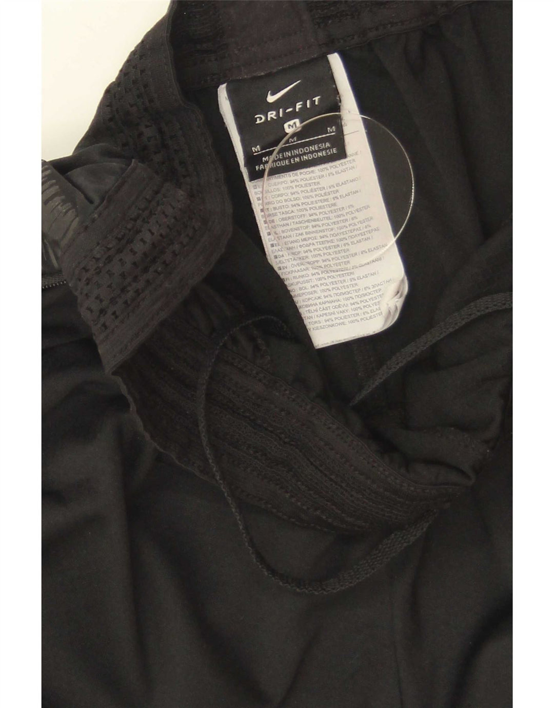 Pantaloni de trening Nike Dri Fit pentru femei UK 12 Poliester mediu negru