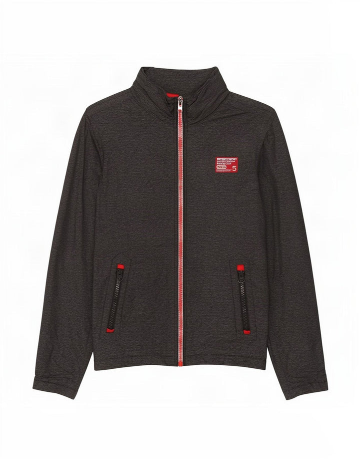 Jachetă de vânt pentru bărbați Superdry UK 36, nailon, gri mic