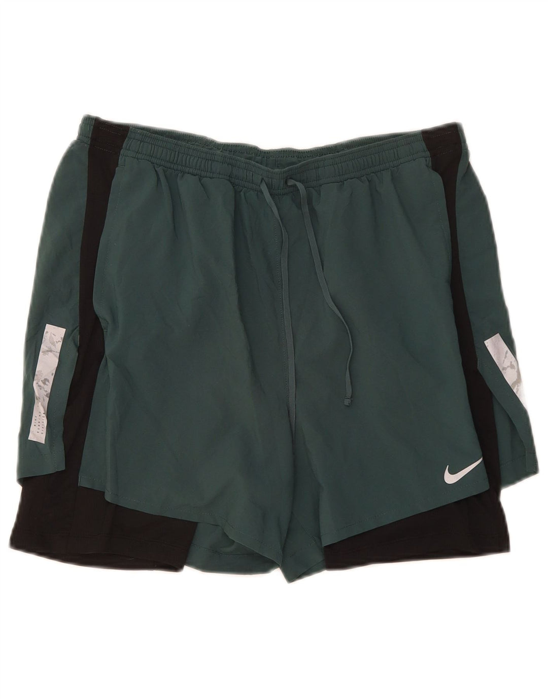 Pantaloni scurți sport Nike Dri Fit pentru bărbați, mari, verzi, din poliester