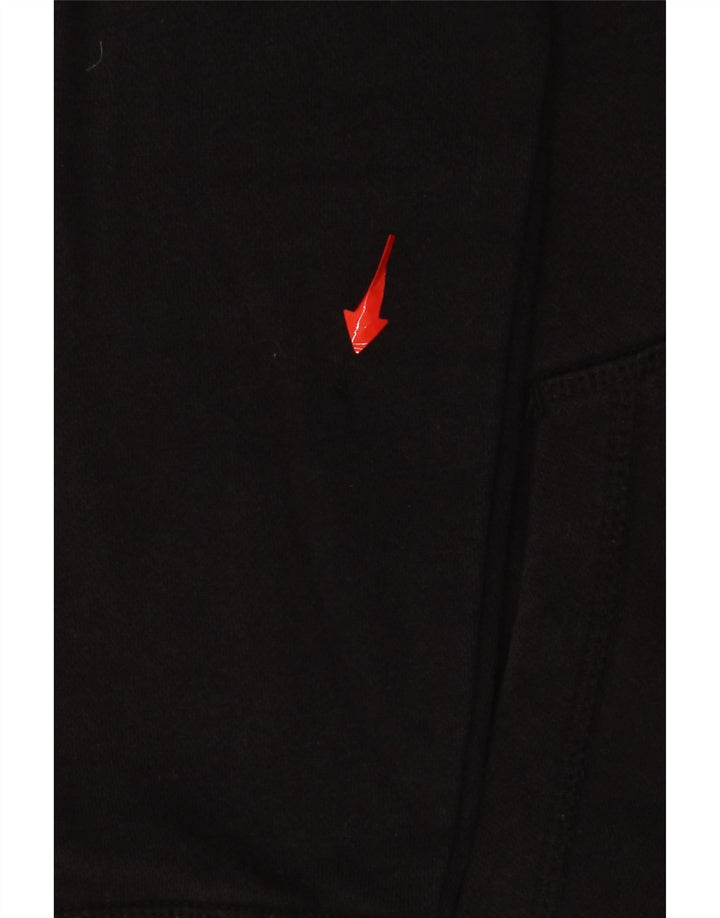 ADIDAS Mens Zip Hoodie Sweater Medium Black