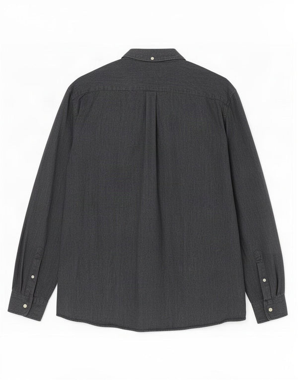 Cămașă Barbour Tailored Fit 3XL, bumbac gri în spinare