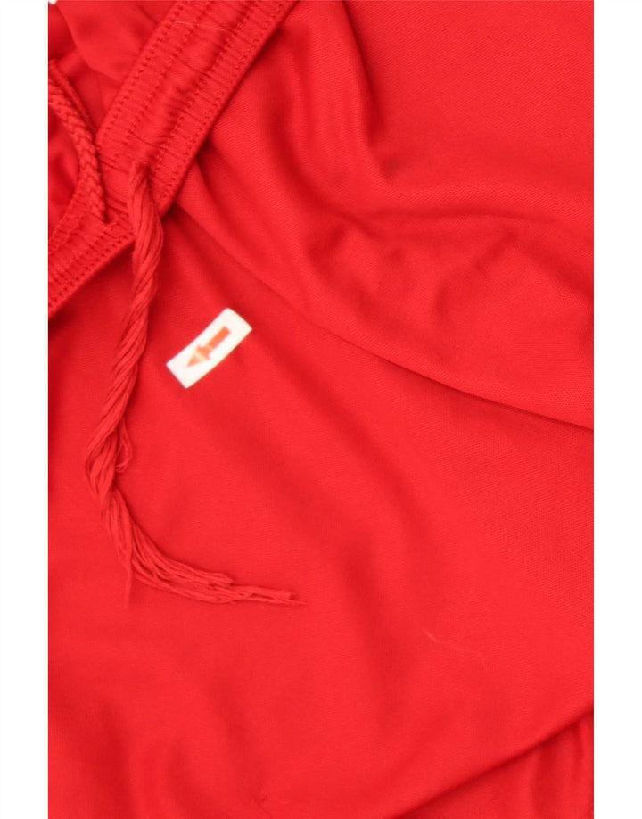 Pantaloni scurți sport pentru bărbați Adidas Climalite, poliester roșu mic