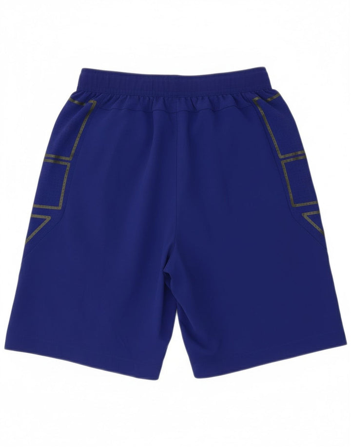 Pantaloni scurți sport grafic Nike pentru bărbați, poliester albastru mediu
