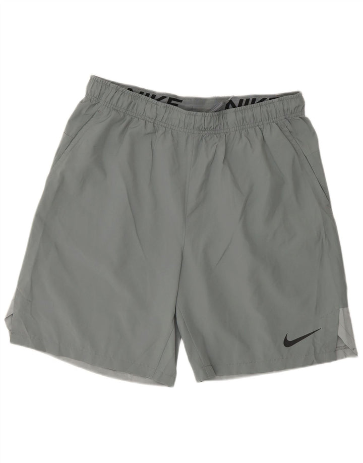 Pantaloni scurți sport Nike Dri Fit pentru bărbați, mari, gri, poliester