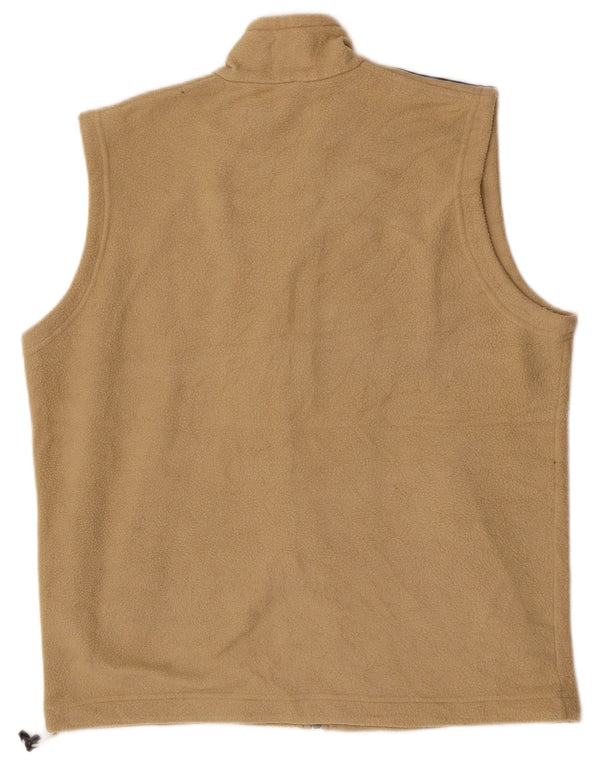 Gilet din fleece pentru bărbați Sergio Tacchini UK 38 Medium Beige