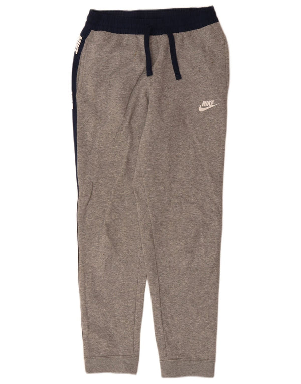 Pantaloni de trening pentru băieți NIKE Pantaloni de jogging 12-13 ani, mari, gri, color block