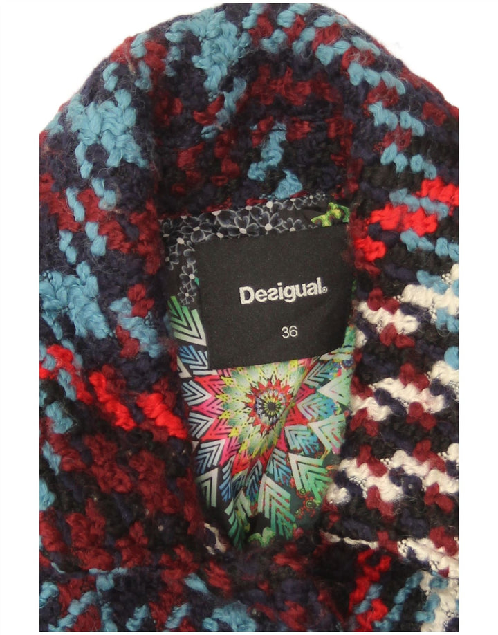 Pardesiu Desigual Femei EU 36 Mic, Multicolor, Acrilic
