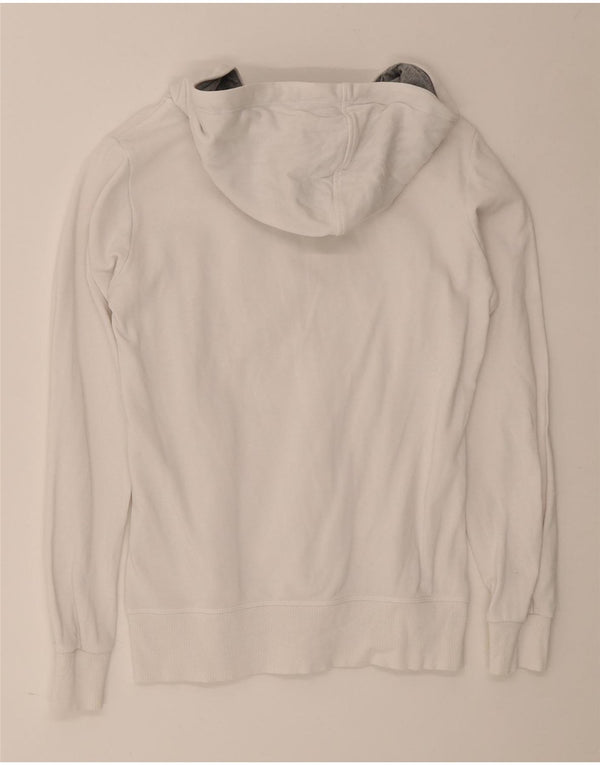 Pulover Champion pentru femei Heritage Fit Graphic Hoodie UK 16, mare, alb, bumbac
