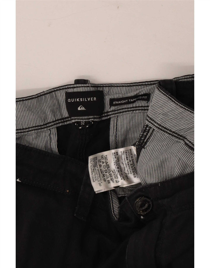 Pantaloni scurți cargo Quiksilver pentru bărbați W32, mari, negru, bumbac