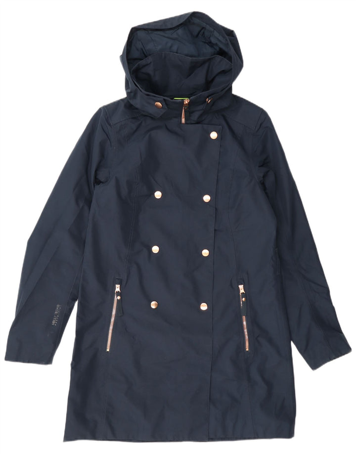 Pelernă de ploaie cu glugă cu glugă Helly Hansen pentru femei UK 10 Mic, bleumarin