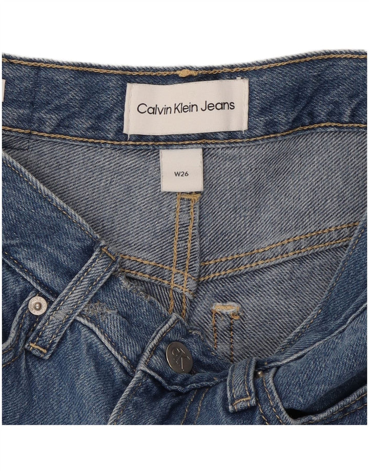 Blugi drepti pentru femei CALVIN KLEIN W26 L27 Albastru