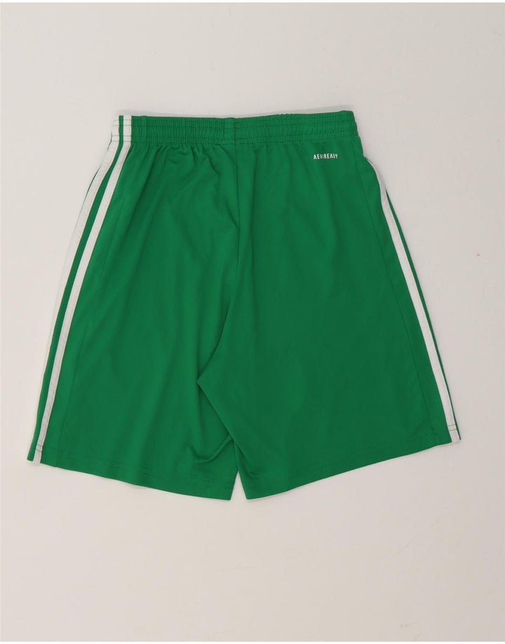 Pantaloni scurți sport Aeroready Adidas pentru bărbați, poliester verde mic